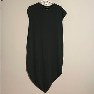 Universal Standard Green Geneva Short Sleeve Ruched Maxi Dress Womens XXS